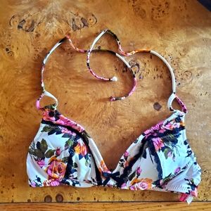 Rare Betsey Johnson Rose Glam Swimsuit
